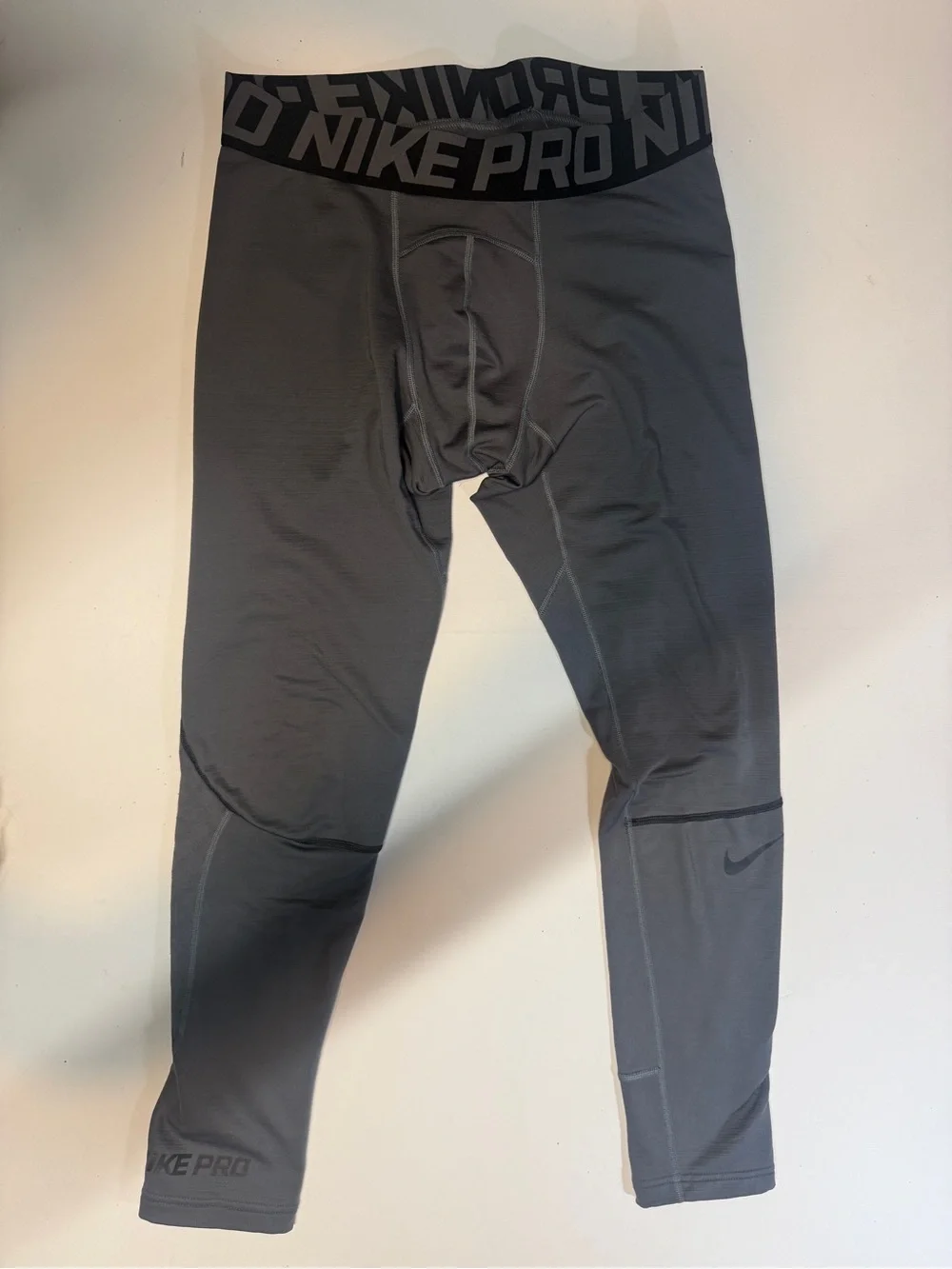 Nike Pro Men's Boxer Brief Tights - Charcoal Gray